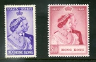 1948 HONG KONG GEORGE 6th SILVER WEDDING PAIR FINE UNMOUNTED MINT FREEPOST UK