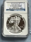 2014W PF-70 NGC ULTRA CAMEO American silver eagle .