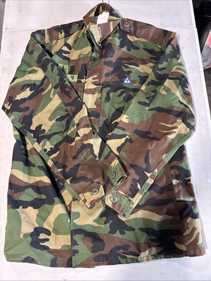#ad ROK South Korean Army Issue M90 Woodland Camouflage Field Blouse With Patches $24.95
