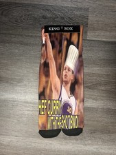 King Sox Steph Curry Sublimation Socks OSFM Chef Curry  NEW 