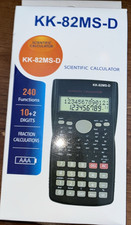 Scientific Calculator KK-82MS-D 240 Function NEW IN BOX with protective case