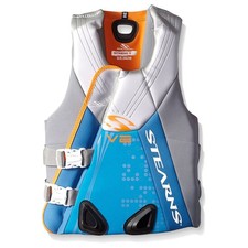 Stearns Women's V2 Series Neoprene V-Flex PFD Life Jacket Vest, Blue, X-Large