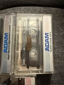 Coleco Adam Cassette Lot Of 5 Buck Rogers Smart Basic Expertype Colecovision