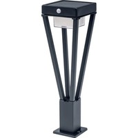 Osram Homelighting Endura Style Solar Bouquet 50Cm Post Sensor 6W Black