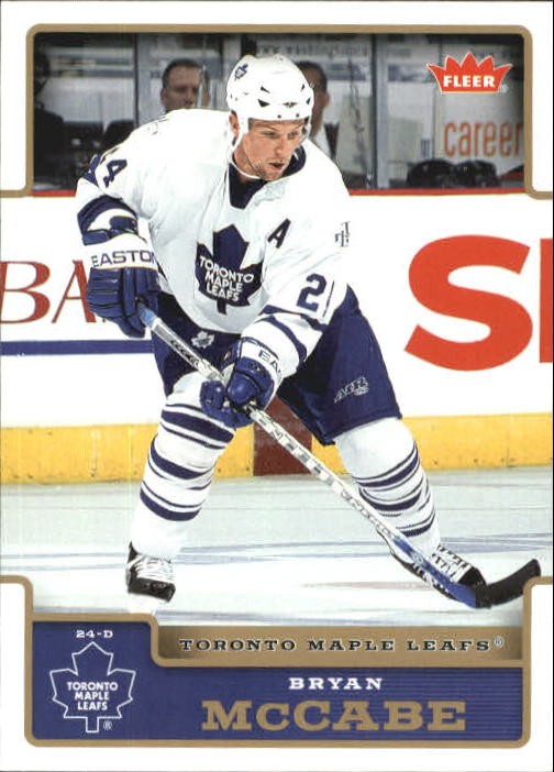 2006-07 Fleer #182 Bryan McCabe - HKY