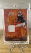 Jamar Chase Burners (Mem) Patch-Black #AB-JCE 2024 Absolute Football 