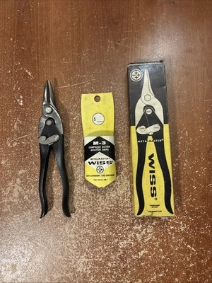 Vintage Wiss Straight Cut Snips M3 USA