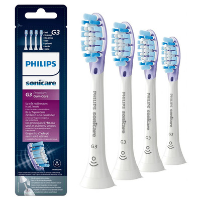 Philips Sonicare G3 Premium Gum Care, Original Ersatzbürstenköpfe, Weiß