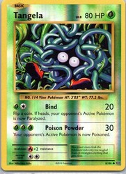 Tangela 8/108 XY Evolutions Reverse Holo Common
