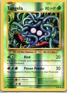 Tangela 8/108 XY Evolutions Reverse Holo Common