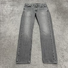 Levi's 510 Skinny Denim Jeans Mens 31x30 Gray Charcoal Wash Slim Fit Stretch
