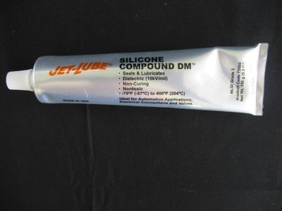 Jet-Lube Silicone Compound DM Dielectric 73560 Non Curing Non Toxic 5.3 Oz