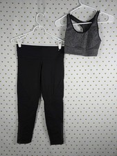 Victorias Secret PINK SMALL Sports Bra  Leggings Set Ultimate Active Sheer