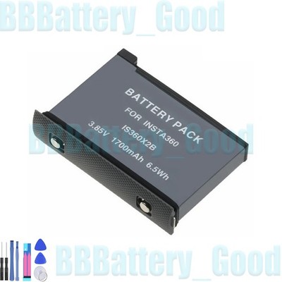For Insta360 ONE X2 1700mAh Battery 360 Panoramic Action Camera