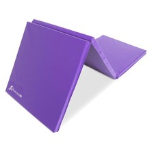 Durable 6  x2  Tri-Fold Exercise Mat with Carry Handles for Easy Transport