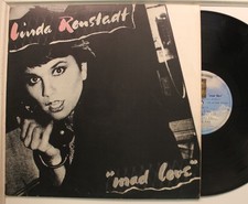 Linda Ronstadt Lp Mad Love On Asylum - Vg  / Vg To Vg 
