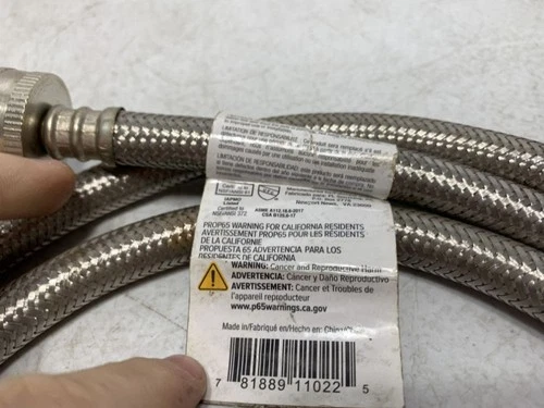 ProFlo PF146815 Washing Machine Hose 60" Stainless Steel - Picture 5 of 6