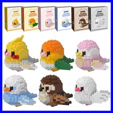 Parrots Micro Mini Building Block Sets Birthday Gift for Kids, Animals Buildl...