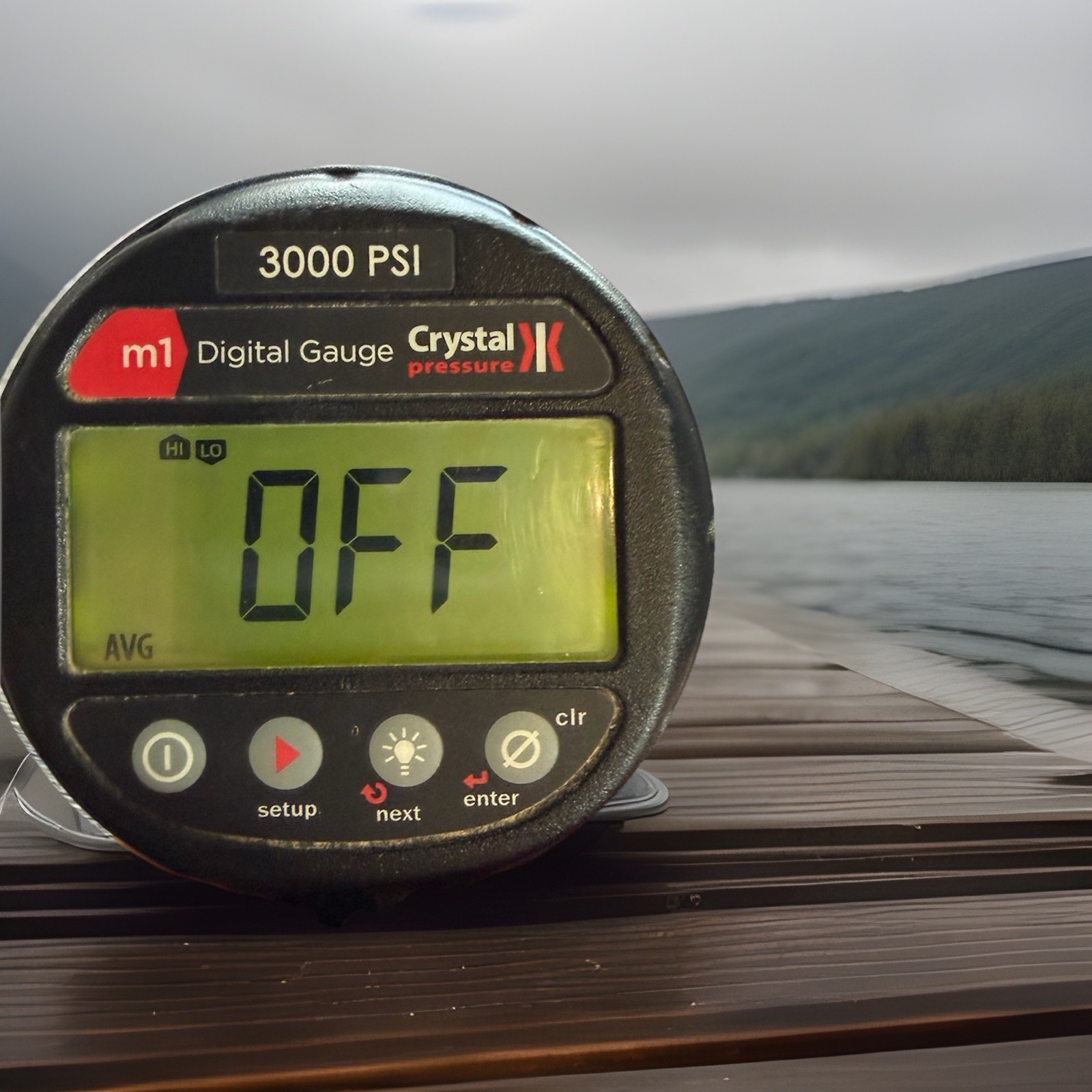 Ametek m1 Digital Gauge Crystal Pressure 3000 PSI Works Perfectly