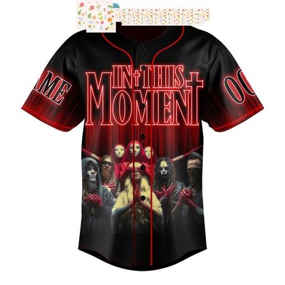 In This Moment The Dark Horizon Tour Motionless In White Personalized Baseball J