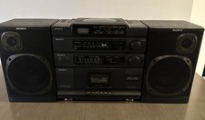 Vintage Sony CFD-454 AM / FM Cassette CD player Boom Box