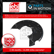 Brake Disc Splash Panel Front Left 175725 Febi Guard Plate 1K0615311C 8J0615311