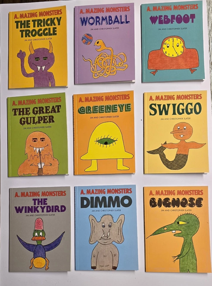 Full Set of A.Mazing Monster Books by JD & CJSlater 2004 edition - Image 3 of 4