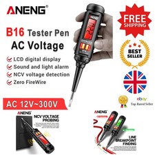 Digital Voltage Tester - Non-Contact AC Meter 12V-300V - Sound Light Alert