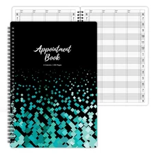 Undated Salon Appointment Book - Daily & Hourly Planner with 200 Pages