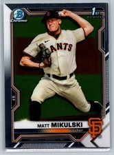 2021 Bowman Draft #BDC-179 Matt Mikulski Chrome *ZE
