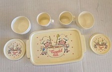 1992 Campbell Soup Kids Plastic Toy Dishes Set of 11