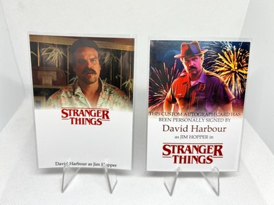   Individuelle Autogrammkarte - STRANGER THINGS - David Harbour (Jim Hopper)  