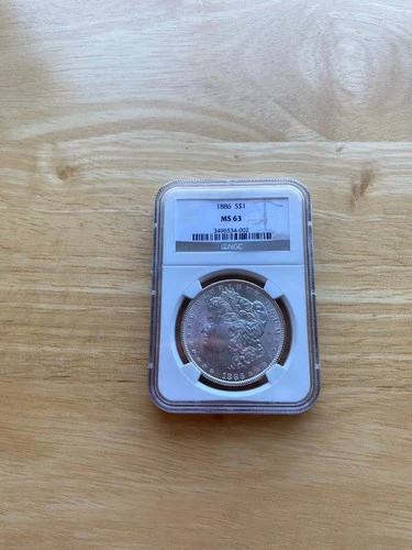 1886-P Morgan Silver Dollar NGC MS63, Brilliant Uncirculated....nice coin