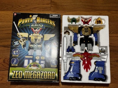 Vintage 1996 Bandai Deluxe Zeo Megazord With Box Complete With Box - Bild 1 von 4