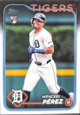 2024 Topps Update Series - Wenceel Perez #US233 (RC) Detroit Tigers Baseball !!!