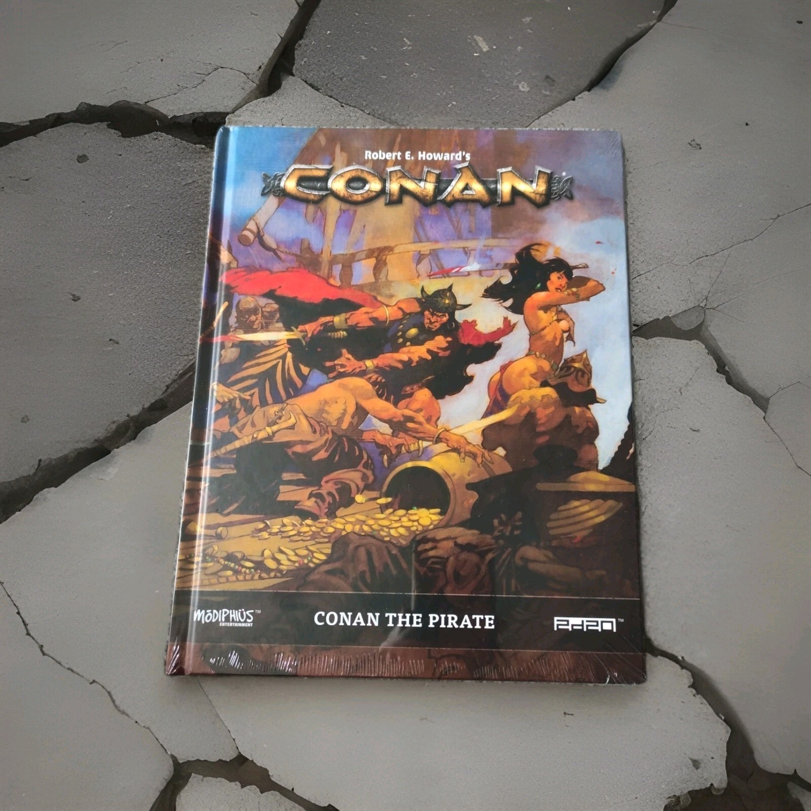 Robert E. Howard's CONAN rpg: Conan The Pirate 2d20 Modiphius HC hardcover Book
