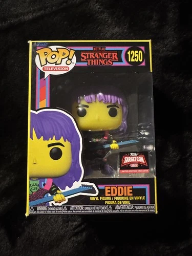 Funko Pop! Vinyl: Stranger Things - Eddie with Guitar (Black Light) - Target...