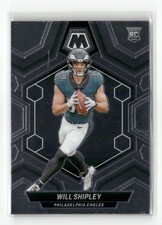 2024 Panini Mosaic #386 Base Prizm Will Shipley RC Philadelphia Eagles Rookie
