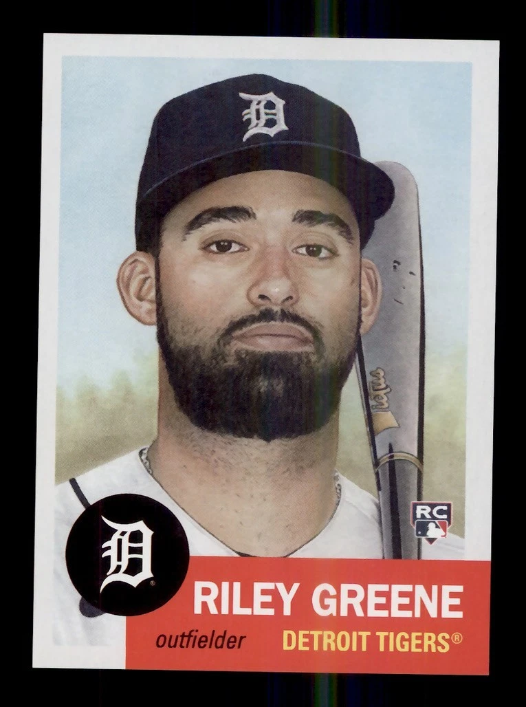 2023 TOPPS LIVING SET #637 RILEY GREENE ROOKIE RC DETROIT TIGERS