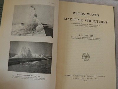 BOOK-1950 ''WINDS,WAVES AND MARITIME STRUCTURES'' AUTHOR R.R. MINIKIN