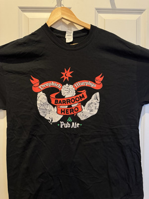Dropkick Murphys Magic Hat Barroom Hero Pub Ale Tee Rare Promo XL Black Shirt