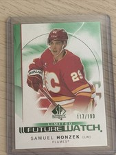 2024-25 SP Authentic Future Watch Limited Green 117/199 Samuel Honzek A
