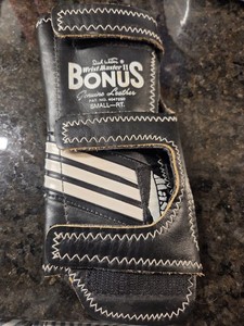 Vtg Dick Weber Wrist Master II Bonus Bowling Glove Wrist Support Sm-RT Leather