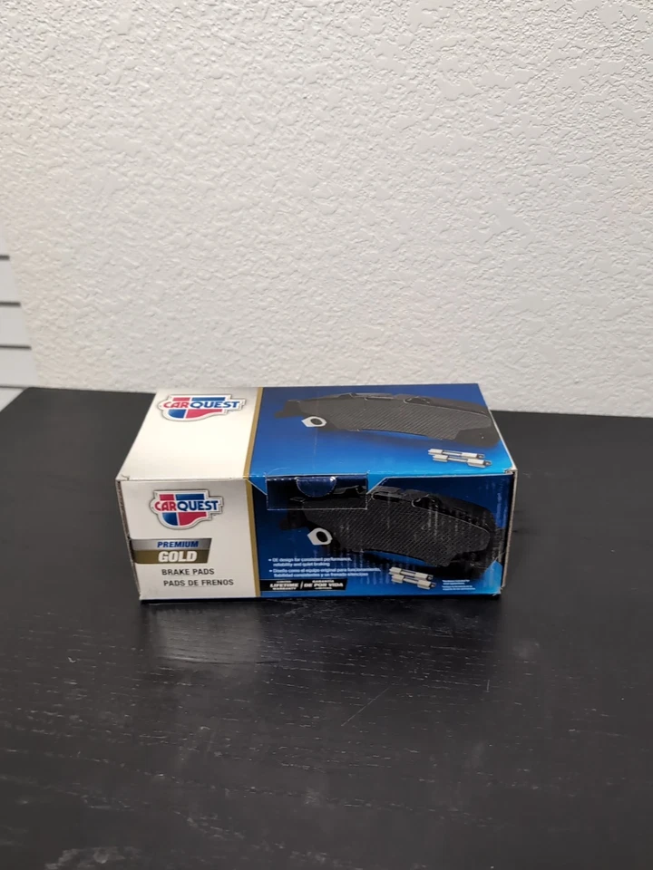 Комплект дисковых тормозных колодок премиум-класса золотистые керамические задние тормозные колодки CARQUEST GNAD1042 - Изображение 2 из 3