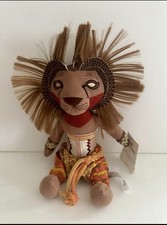Disney The Lion King Broadway Musical SIMBA Bean Bag Plush Lion New