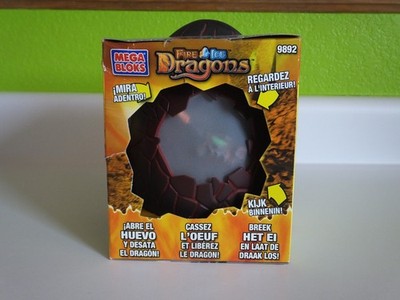 2004 Mega Bloks Dragons Fire & Ice Smoke Dragon Egg 9892 Unopened
