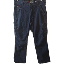 Ariat FR Pants Mens 32x30 Navy M5 Straight Leg Fire Resistant Cordura Ripstop