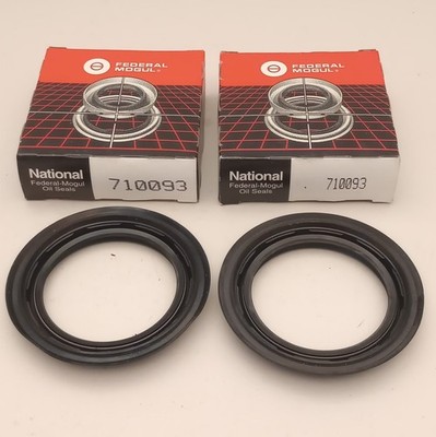 National 710093 Wheel Seal Oil Seal 59.99mm ID 2.95mm W 75.16mm OD (Pack of 2)