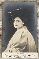 Trixie Friganza American Singer Theatrical Actress 1906 Maine RPPC Postcard 2398