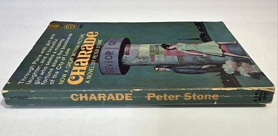 CHARADE Peter Stone Book Movie tie in GOLD MEDAL 1963 1ST PRINT Paperback K1358